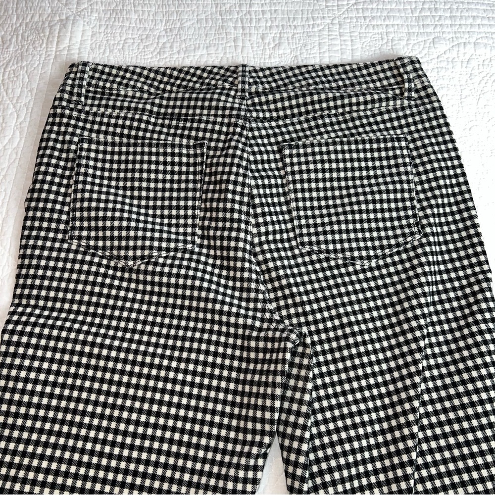 TALBOTS Stretch Corduroy High Waist Straight Leg Pants Buffalo Check EUC Sz 14P - Picture 7 of 13